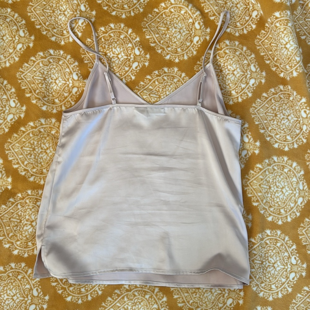 Tahari Cream Satin Camisole Top - S - Picture 4 of 4